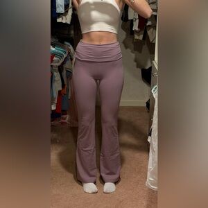 Groove Nulu Foldover-Waist Flared Pant